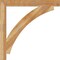 Ekena Millwork Thorton Block Rough Sawn Bracket, Western Red Cedar, 4"W x 40"D x 40"H BKT04X40X40THR05RWR - alternate 4